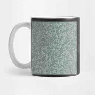 Blue Leaves Mug